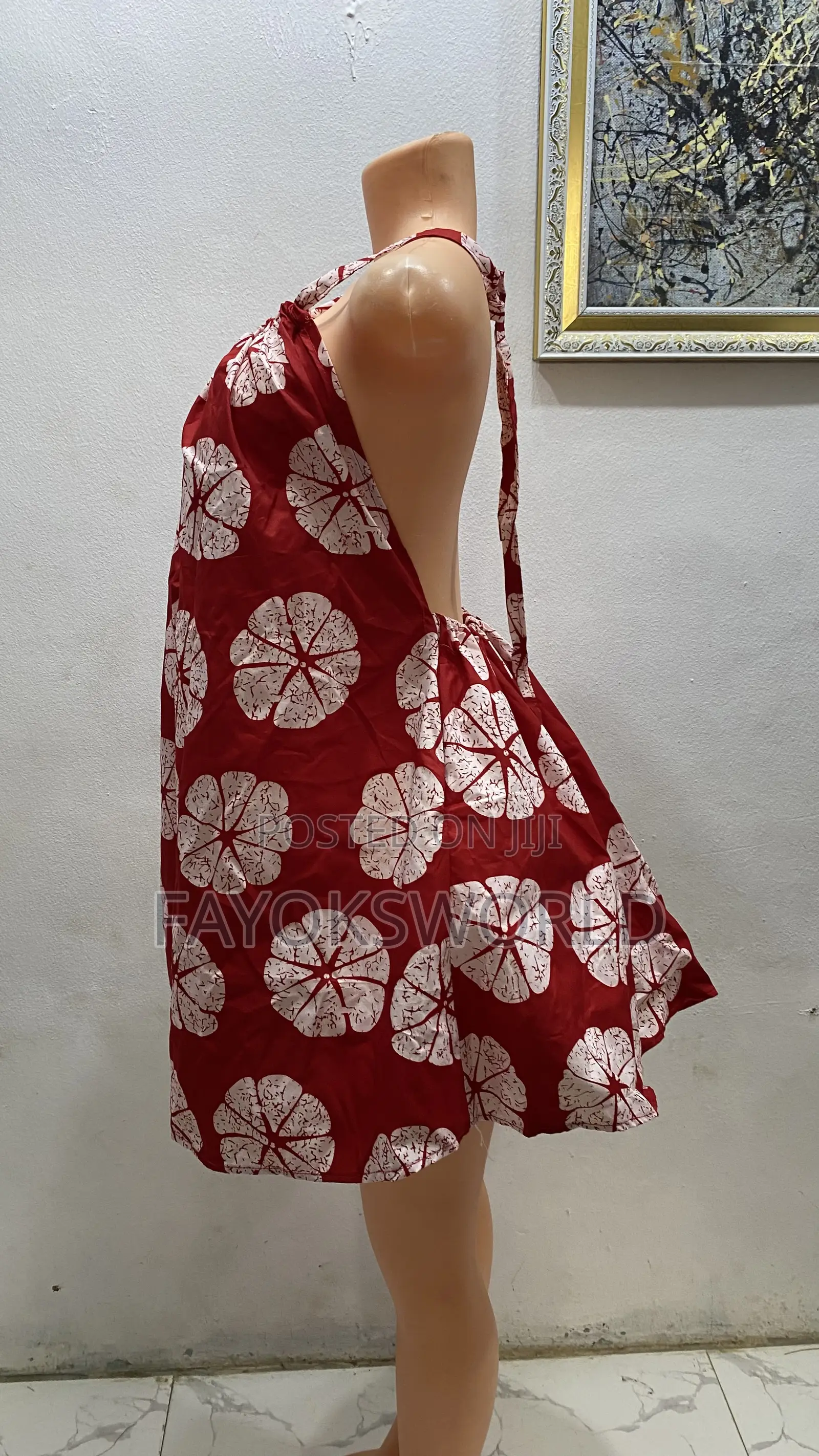 Ankara Low Back Gowns