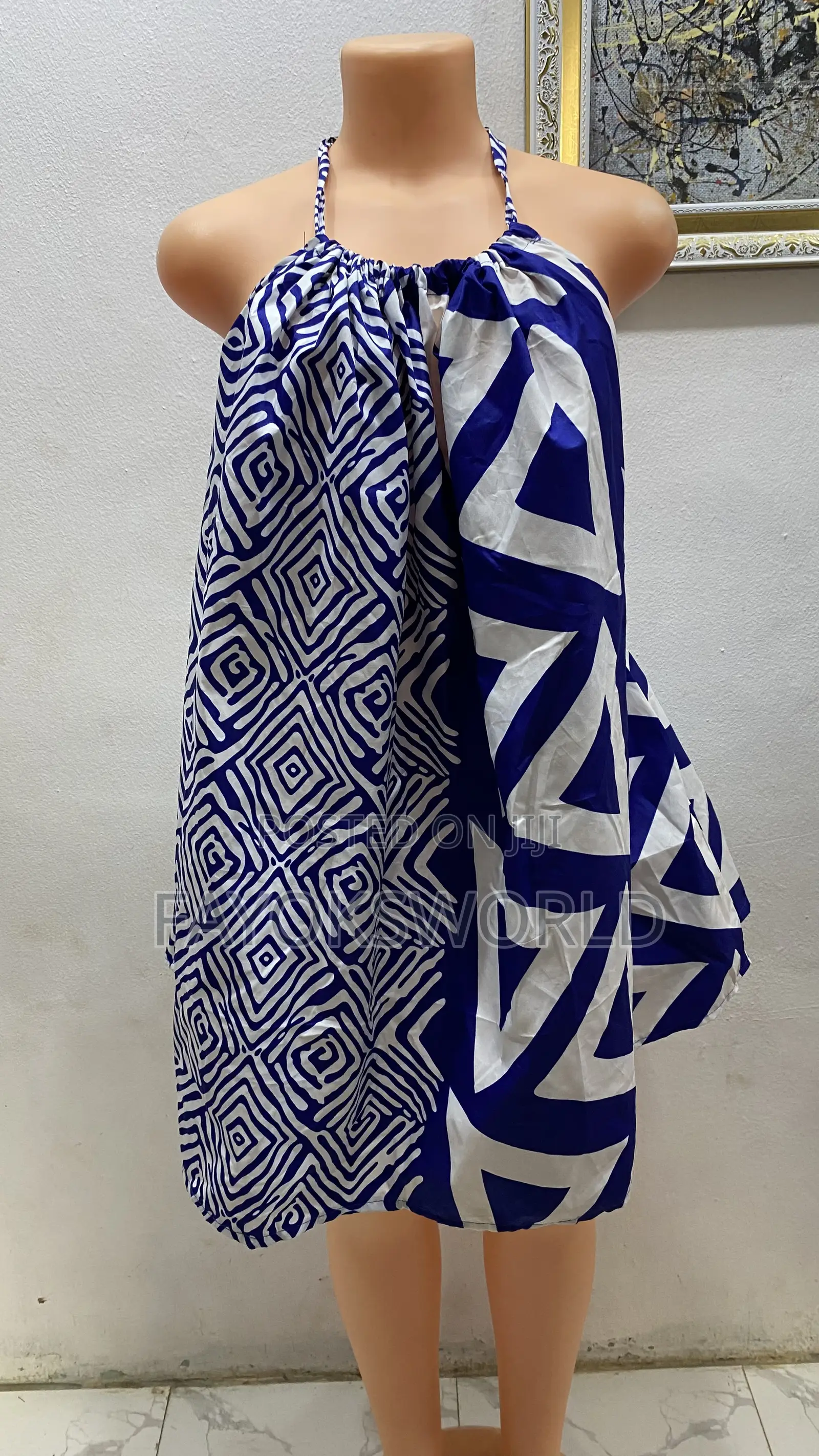 Ankara Low Back Gowns