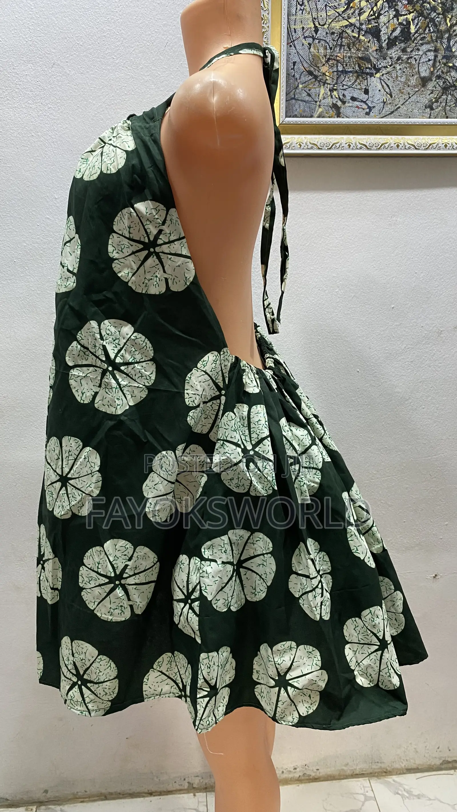 Ankara Low Back Gowns