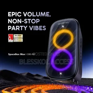Oraimo SpaceBox Max 200W Auracast SpaceBox Max & 2 Wireless Microphone