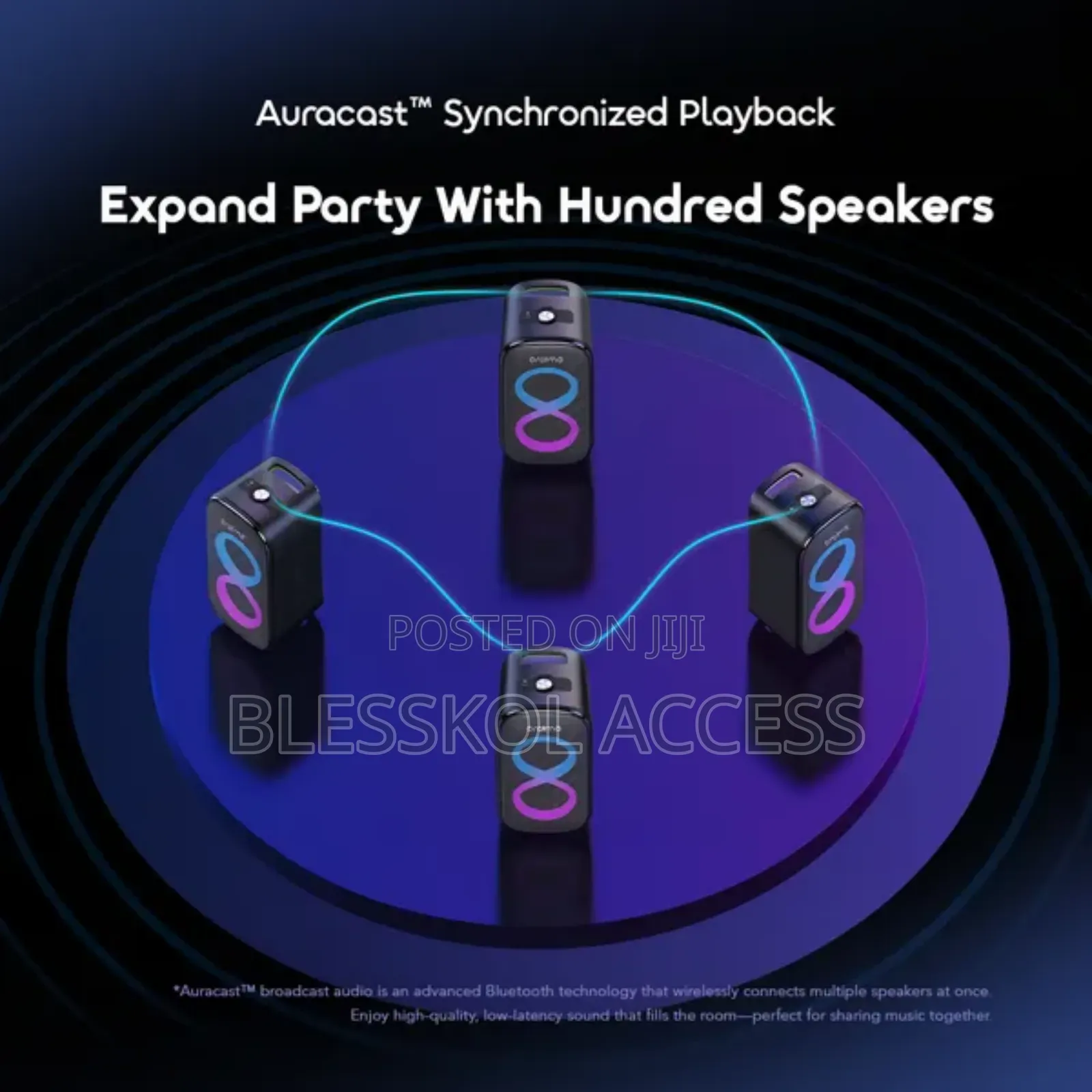 Oraimo SpaceBox Max 200W Auracast SpaceBox Max & 2 Wireless Microphone