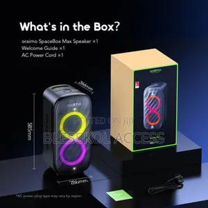 Oraimo Spacebox Max 200w Auracast Spacebox Max With 2 Microphones