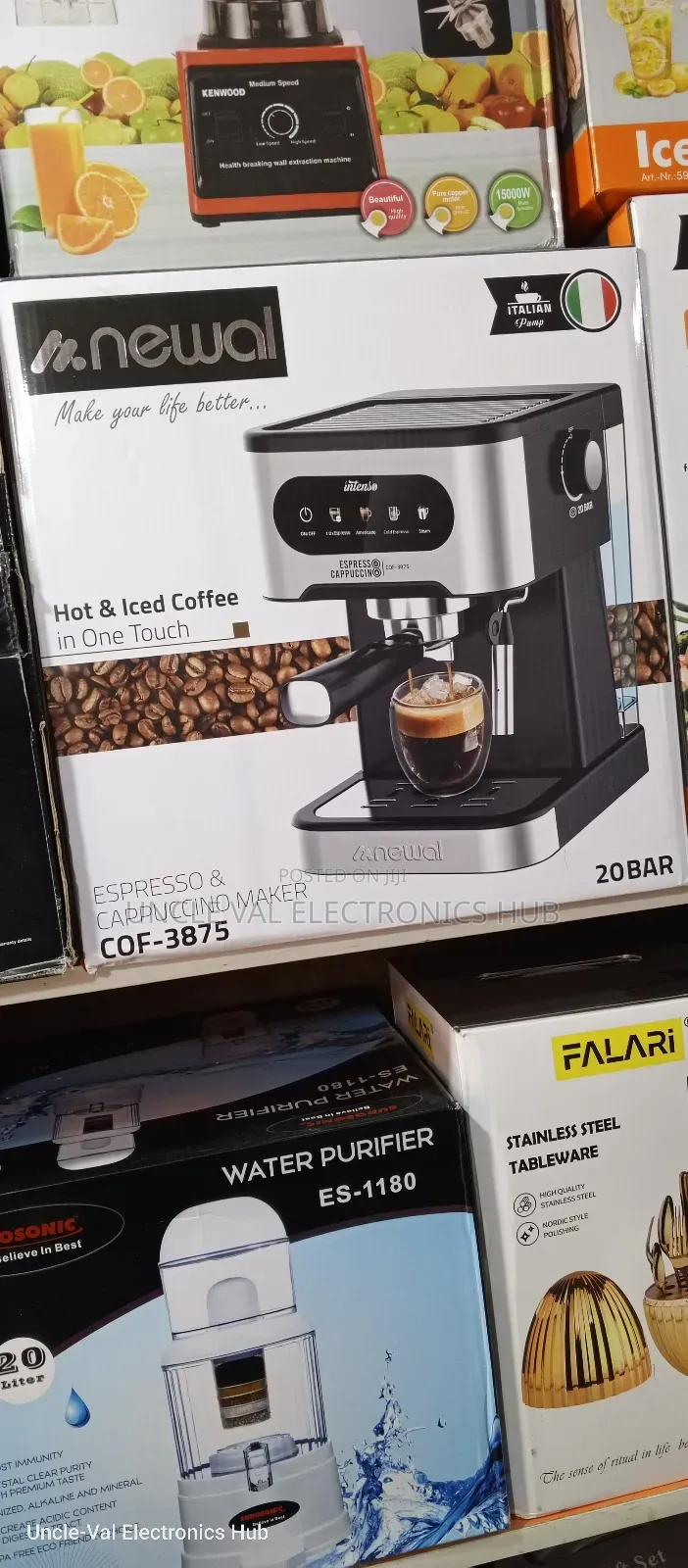 Newal Espresso and Cappuccino Coffee Maker