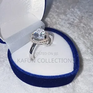 Non-Fading Steel Heart Design Adjustable Proposal/Engagement Ring