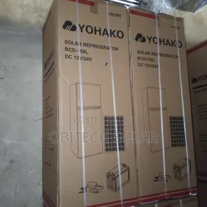 198 Letters Yohako 24v Solar Upright Freezer Ice Blook Making Machine