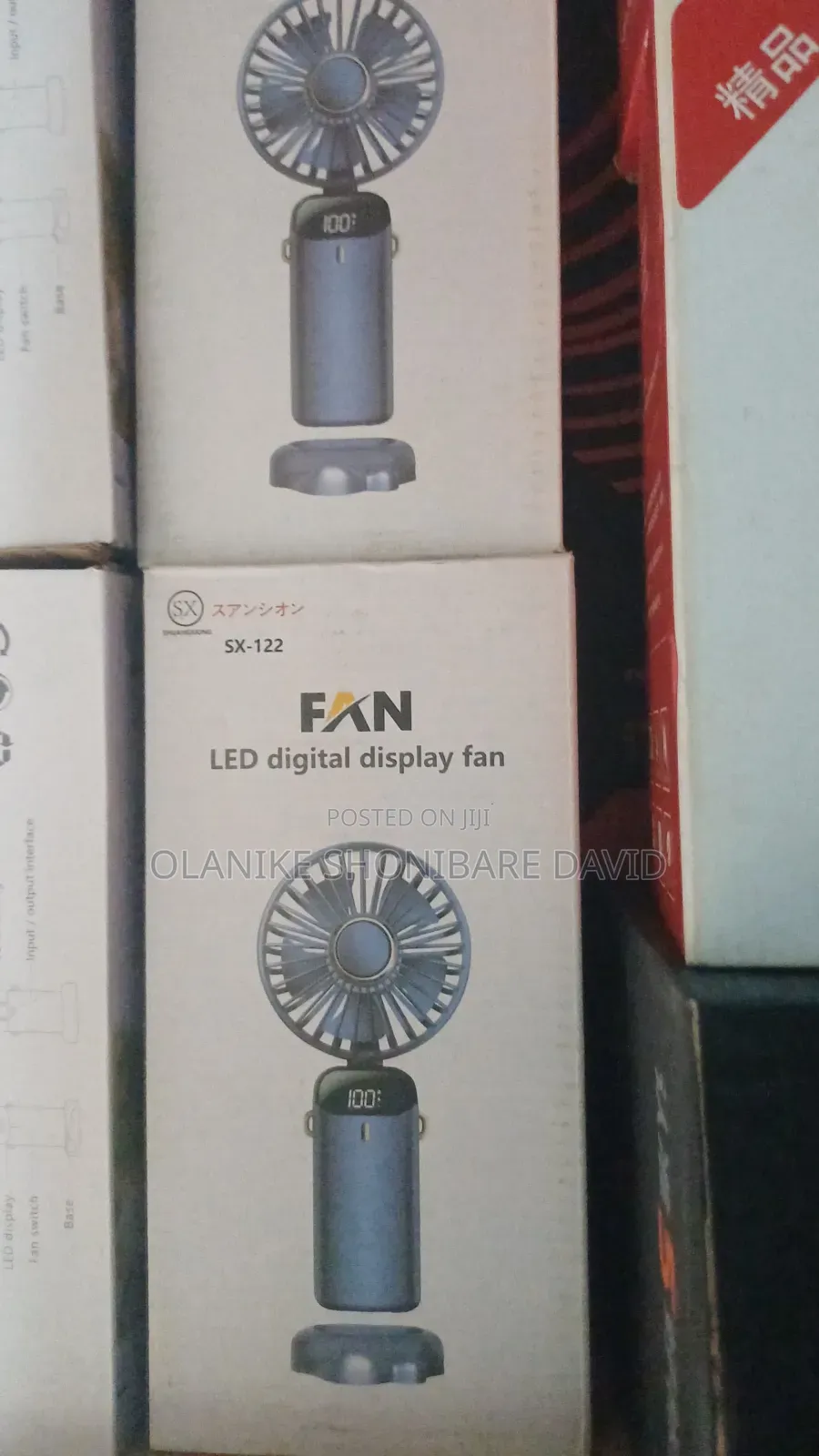 Rechargeable Led Digital Fan