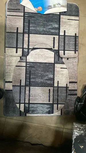 3pcs Water Absorbing Bathroom Mat Set