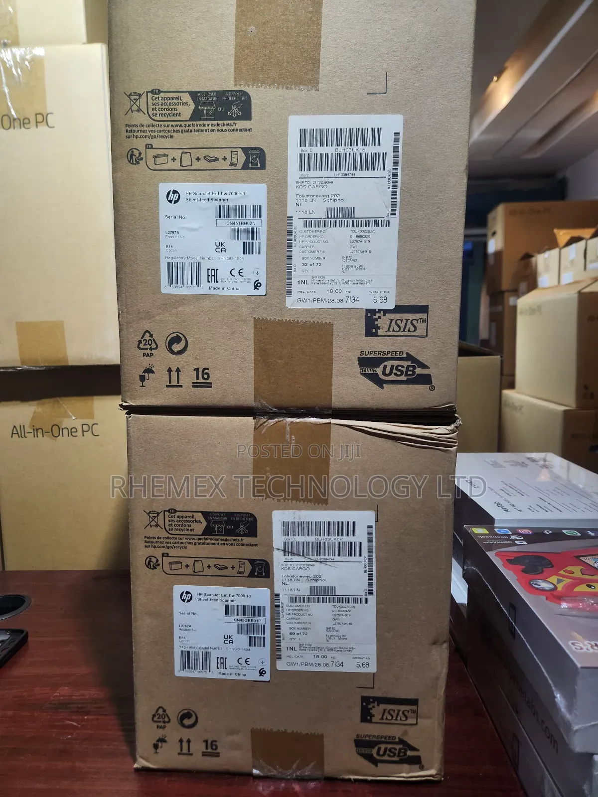 New Hp Scanjet Enterprise Flow 7000 S3