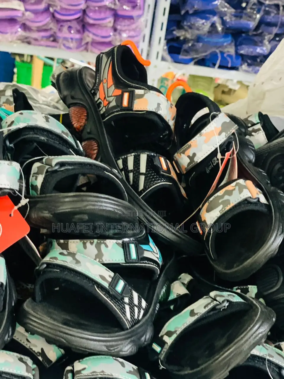 Kids Camouflage Sandals Age 10-12