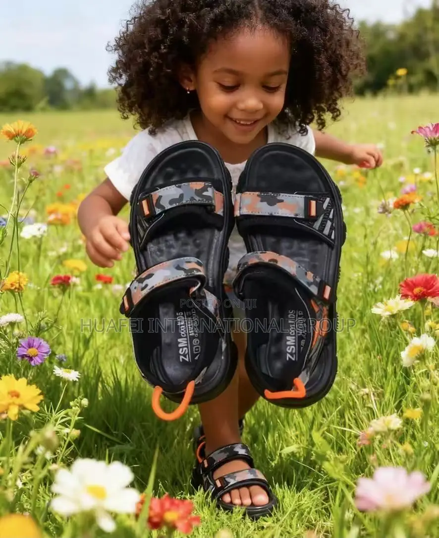 Kids Camouflage Sandals Age 10-12