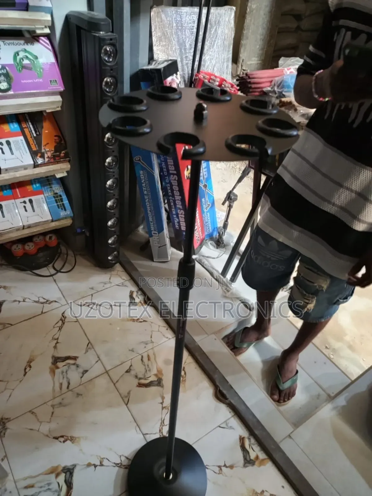 8in1 Microphone Stand Black