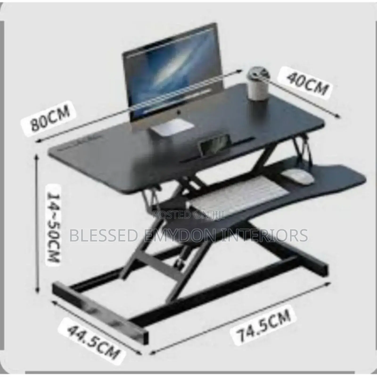 Converter Height Adjustable Sit to Stand Riser