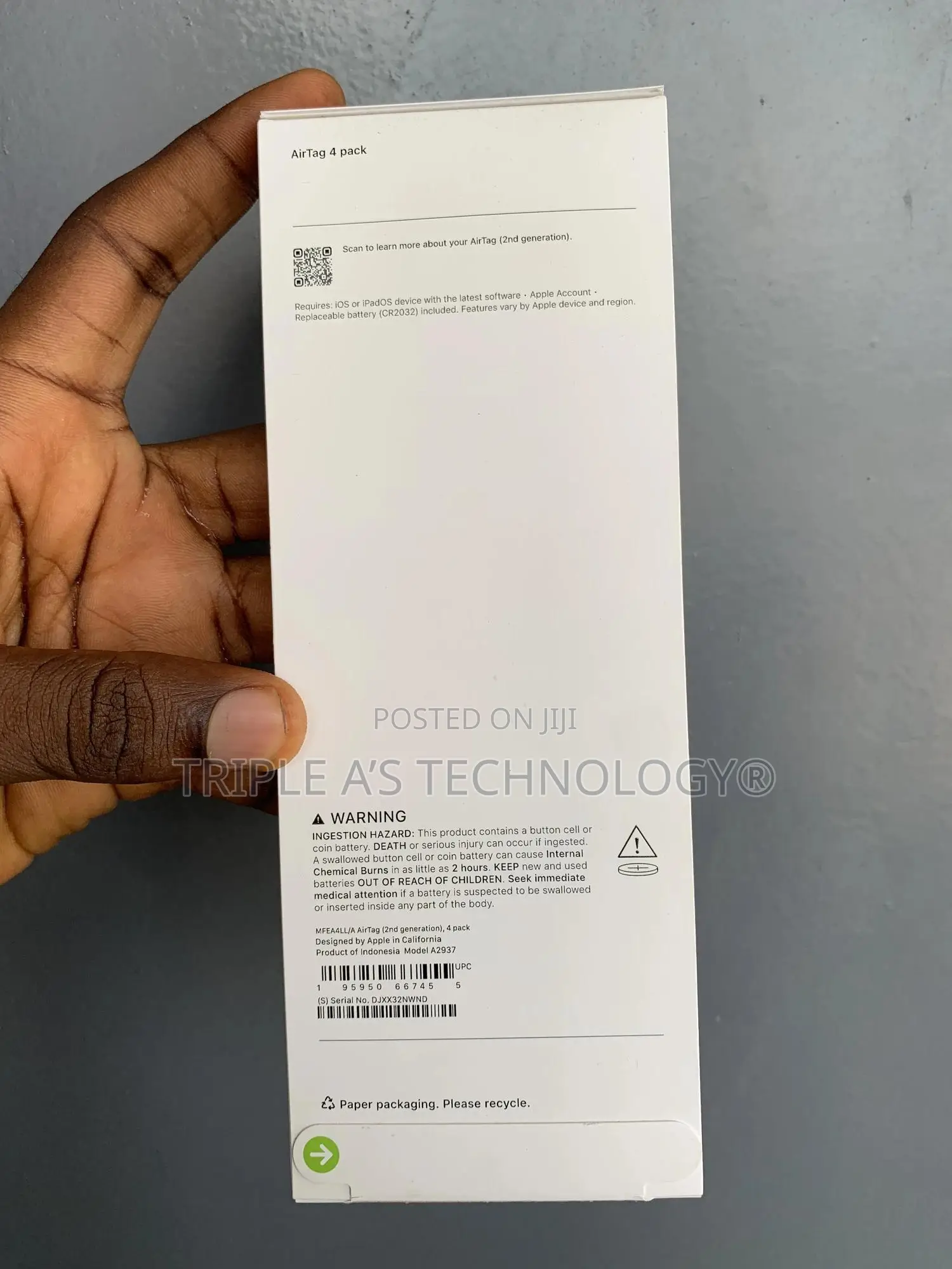 Original Apple Airtag (2nd Generation) - 4 Pack