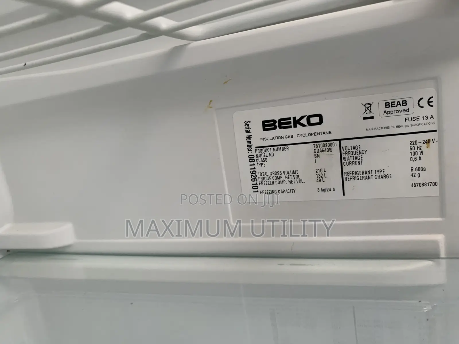 Beko Double Door Refrigerator