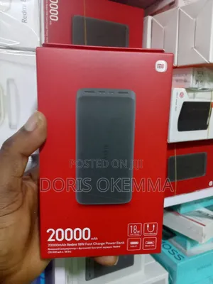 Original Redmi 20000mah Power Bank (18w Fast Charge) - Sealed Box