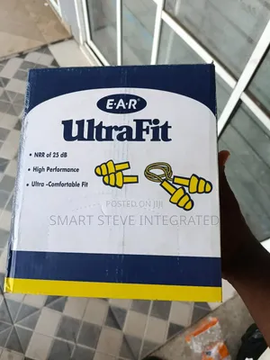 A Box Of 3m E-a-r Ultrafit Corded Earplugs