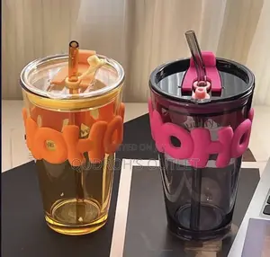 Big Clear Colourful Cup