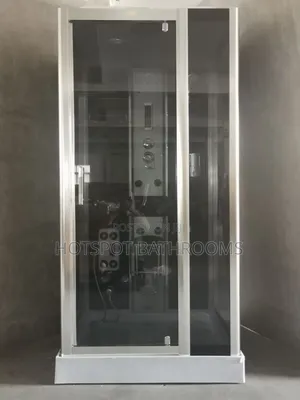 Luxury Glass Steam Shower Room With Body Massage Jets