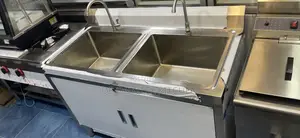 Double Sink With Under Cabinet