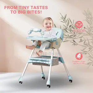 Multifunctional and Adjustable Baby High Feeding Chair.