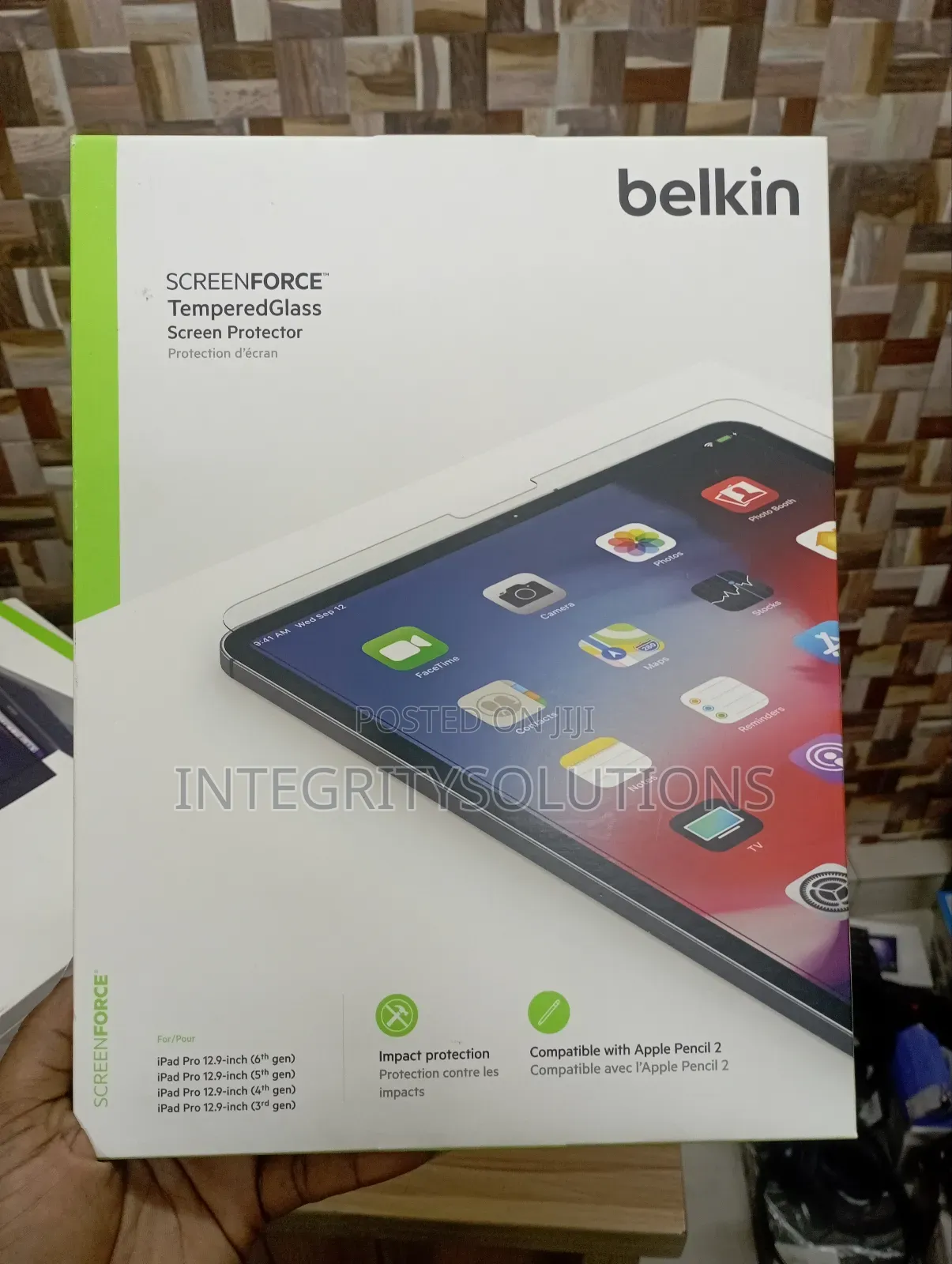 Screen Protector for Apple iPad Pro 12.9 Inch. 3rd to 6th Gen