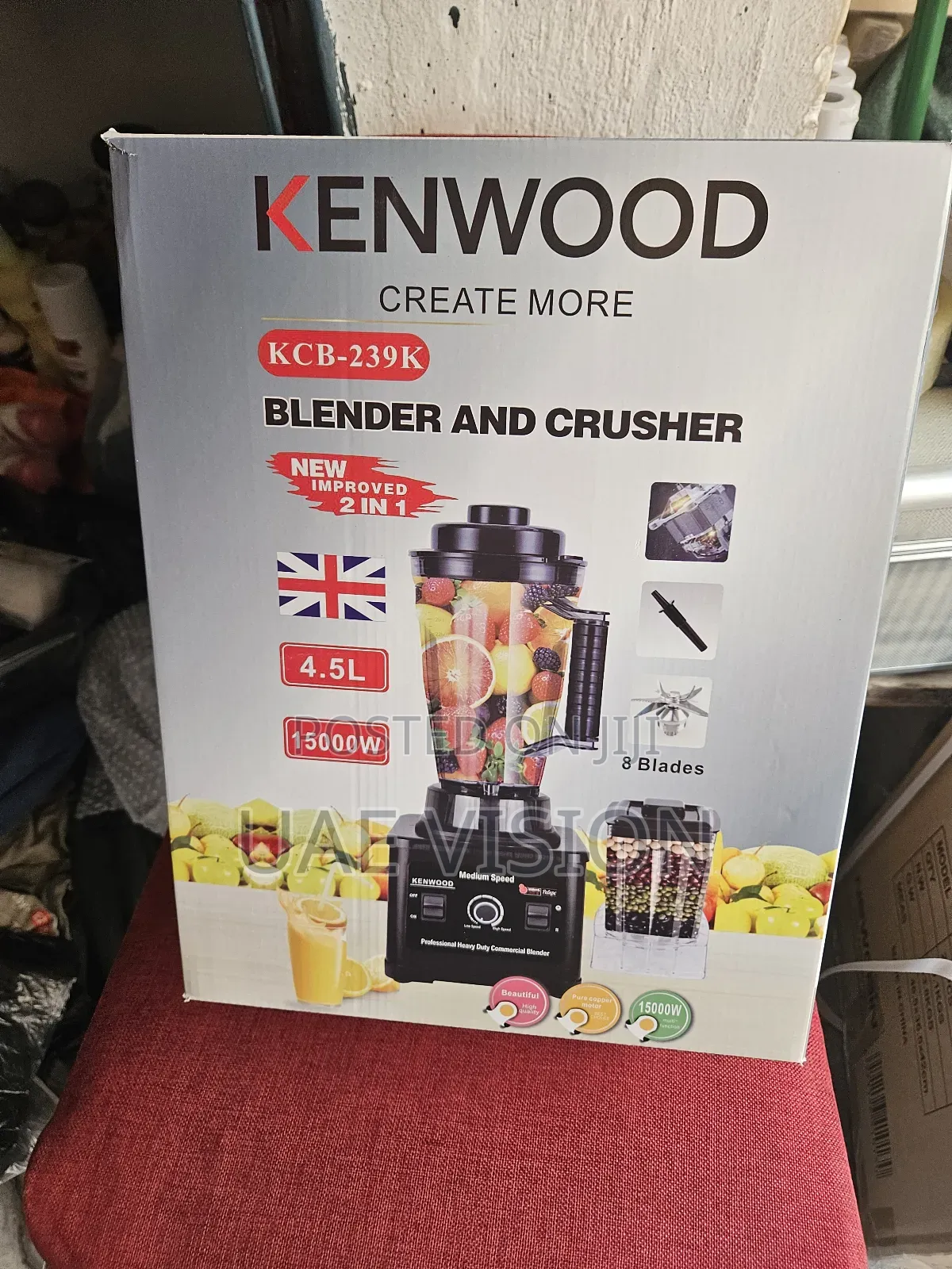 Blender and Crusher Kenwood 15000w