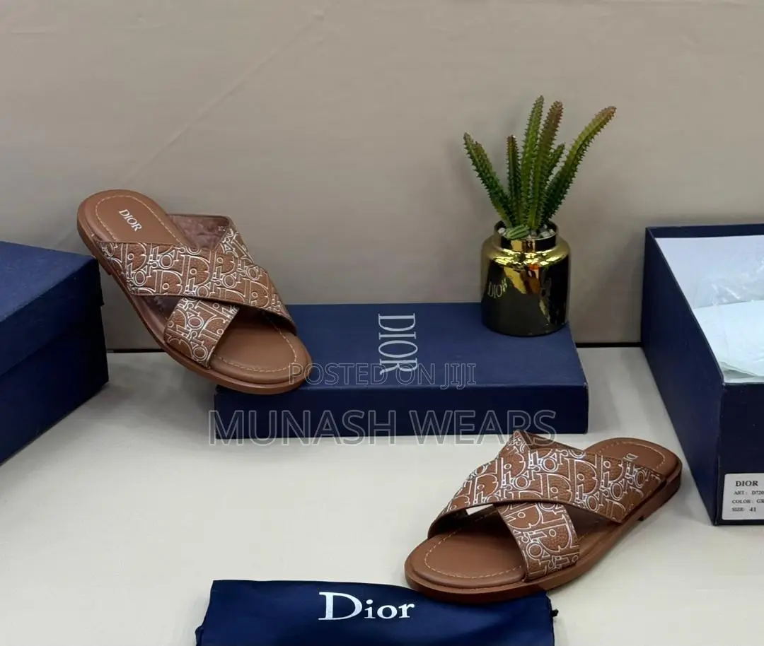 Dior Leather Slipers 40-46