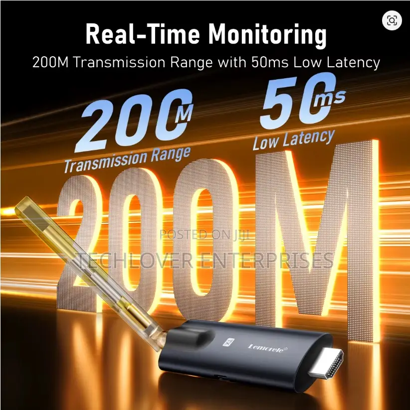Lemorele Wireless Hdmi Transmitter With 2 Receiver