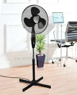 Daewoo 16 Inches Black Pedestal Fan