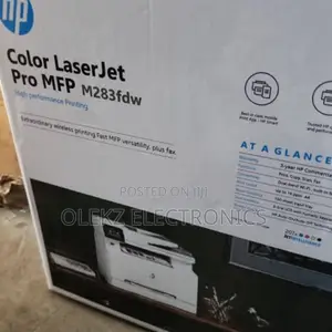 Hp Color Laserjet Pro MFP M283fdw 4in1 Brand New Printer