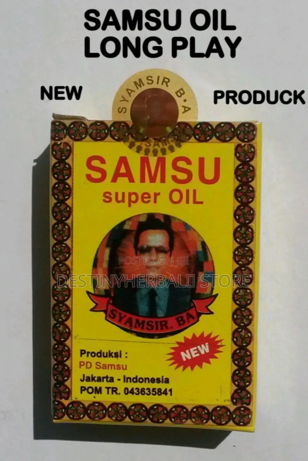 Original Samsu Super Oil for Delaying Ejaculation