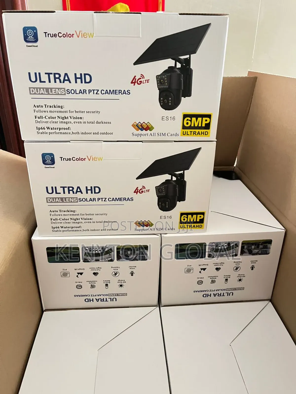 Eseecloud App 4g Dual Lens Solar PTZ Camera