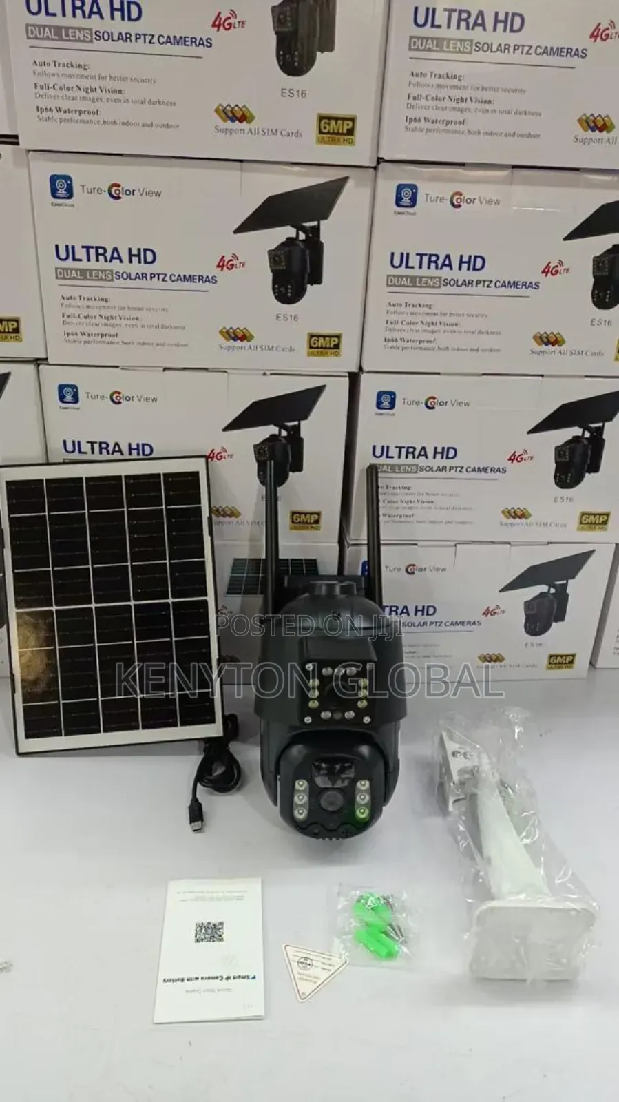 Eseecloud App 4g Dual Lens Solar PTZ Camera