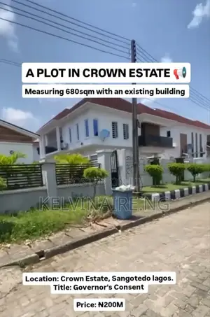 A Plot of Land for Sale in Crown Estate