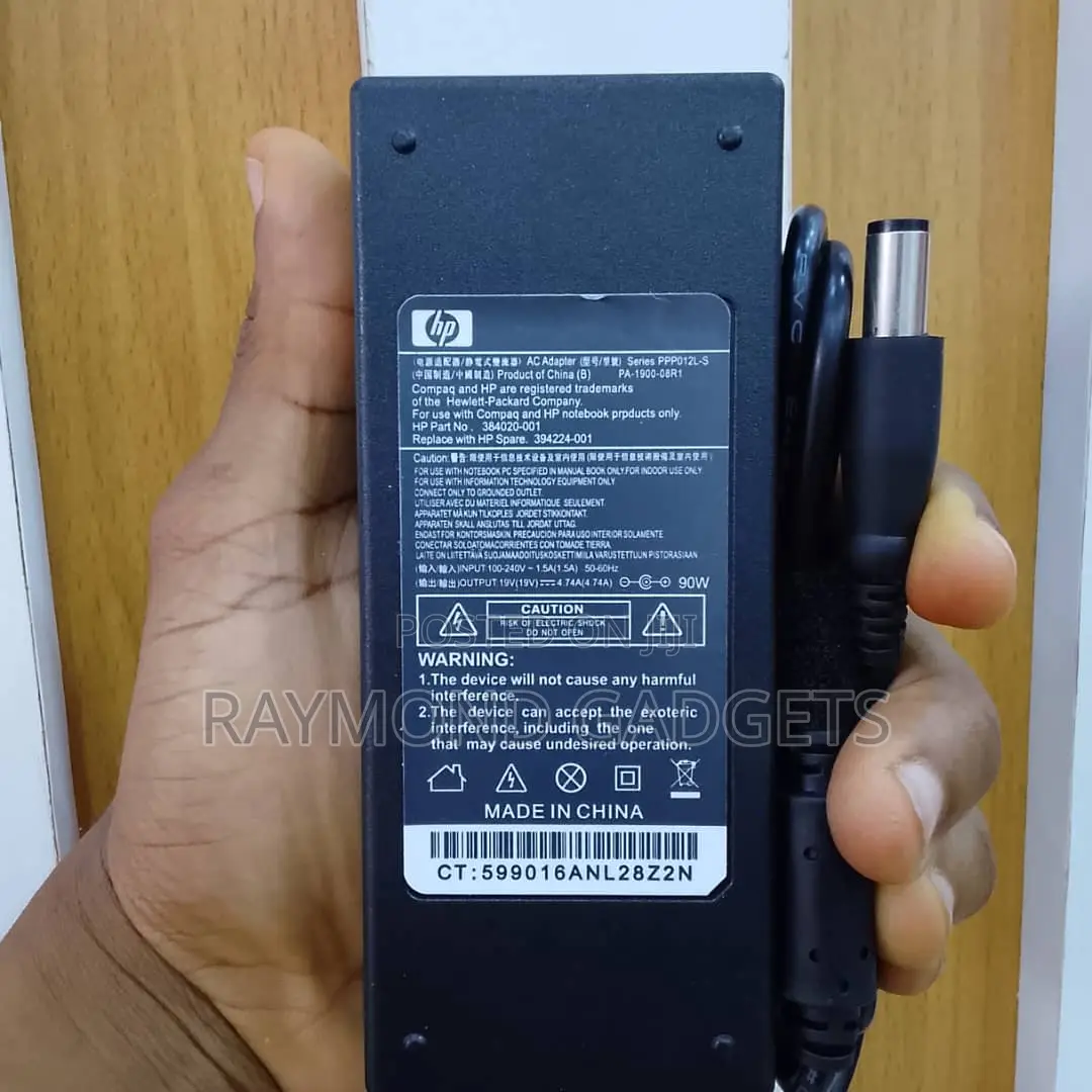 Hp 90w Big Tip Laptop Charger – 19v 4.74a Adapter