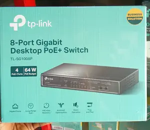 Tp-Link 8-Port Gigabit Desktop Switch With 4-Port Poe+ Tl-Sg1008p