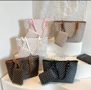 Tote Bag Available in Coffee Color Pink White and Black