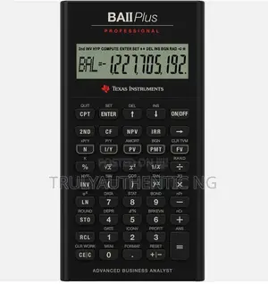 Texas Instruments Ba Ii Plus Professional Financial Calculator Origina