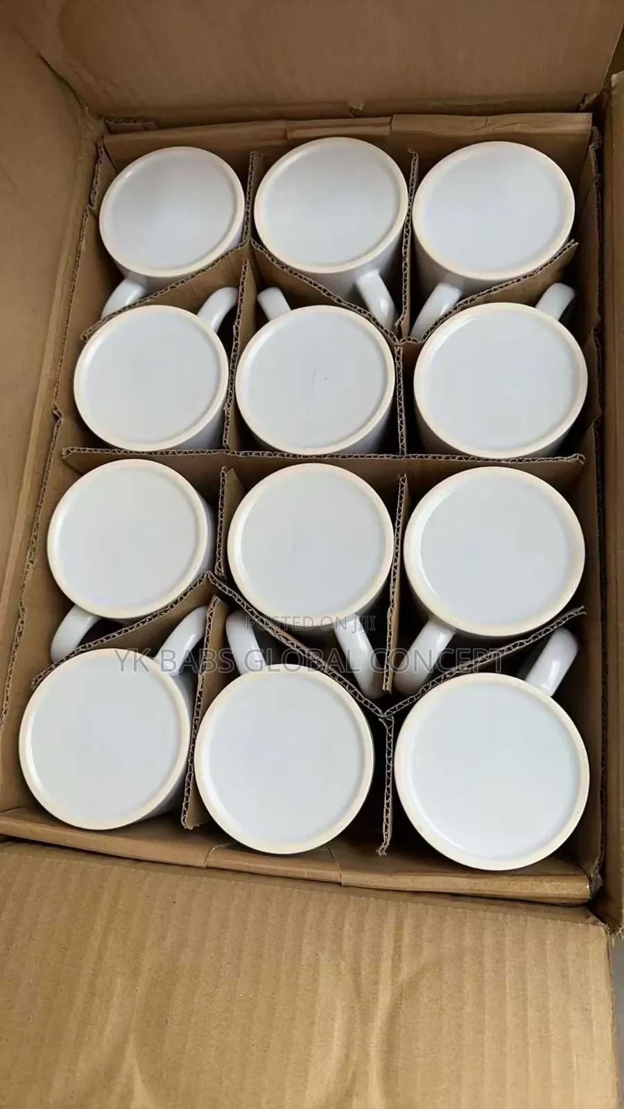 White Ceramic Mug With Package 48/CTN