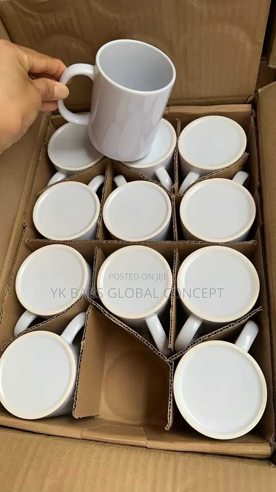 White Ceramic Mug With Package 48/CTN