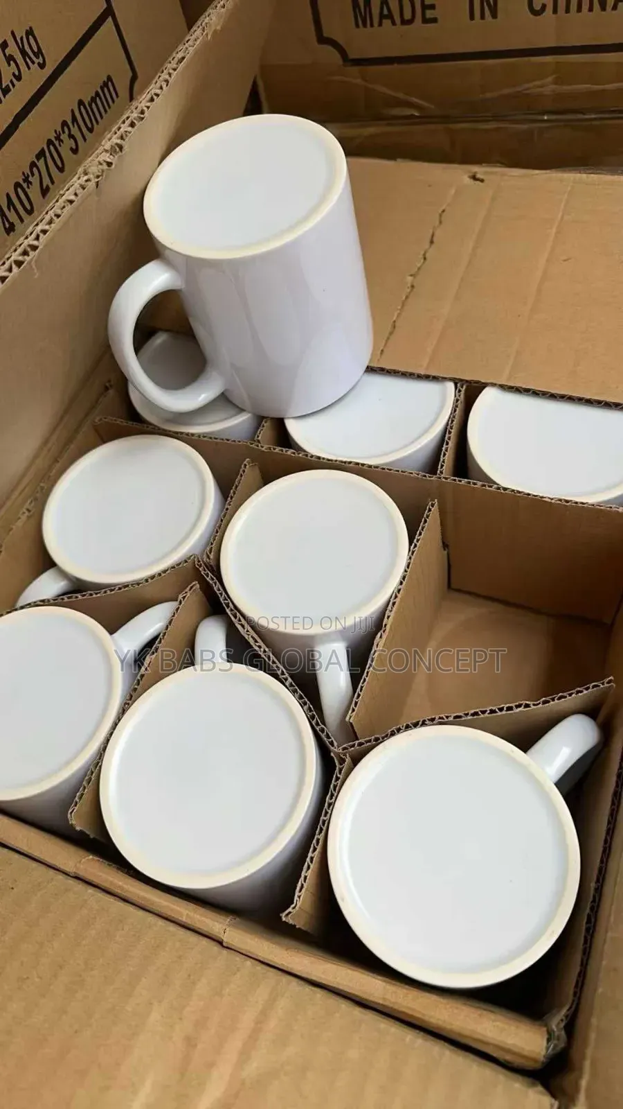 White Ceramic Mug With Package 48/CTN