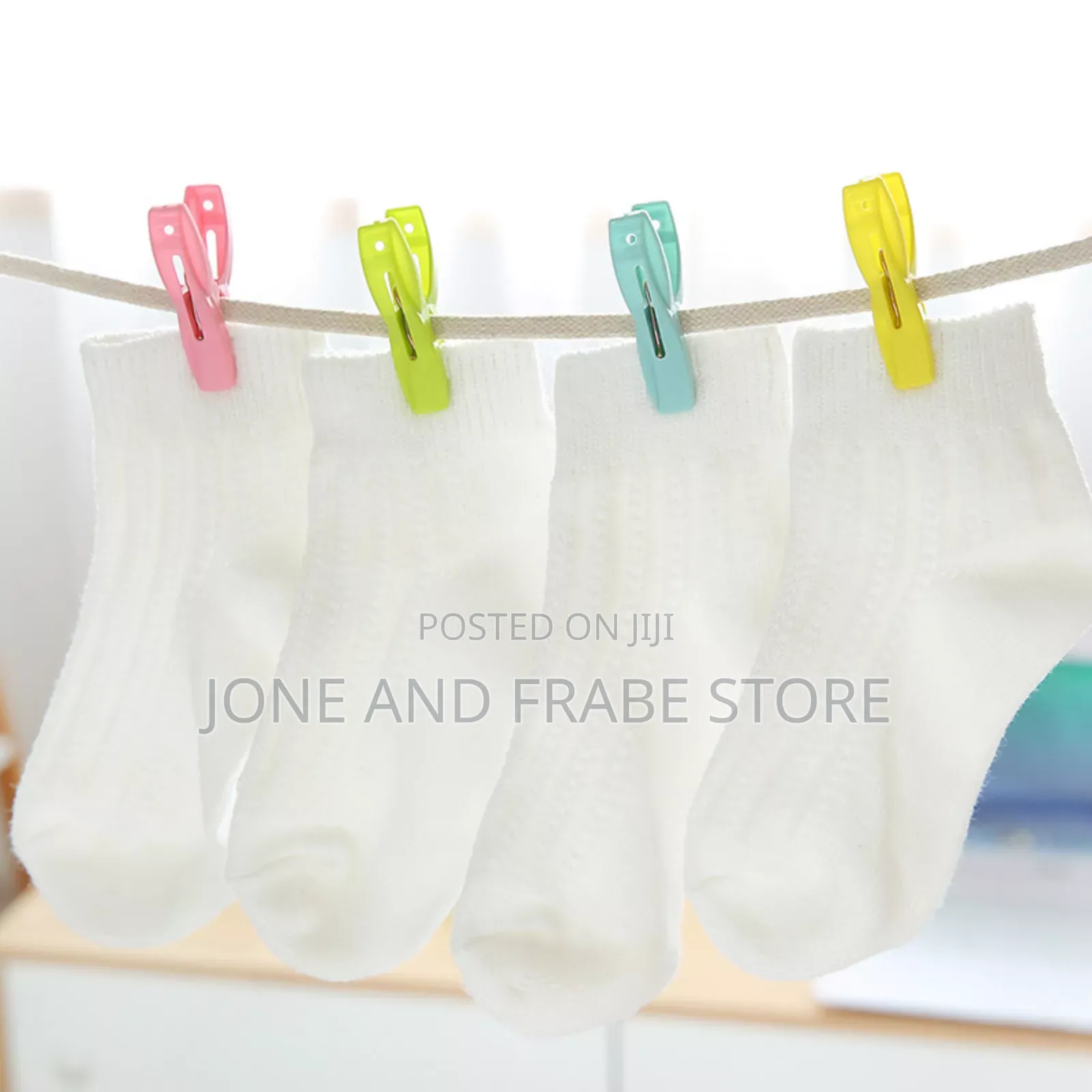 30 PCS Strong Plastic Clothes Peg With Storage Basket