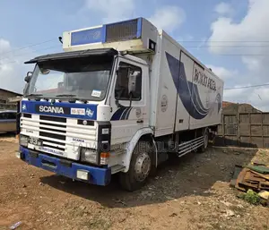 Foreign Used Scania P93 Cold Room Box Truck 6tyres