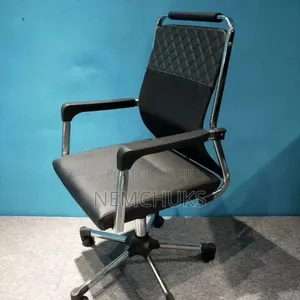 Black Leather Executive Office Chair