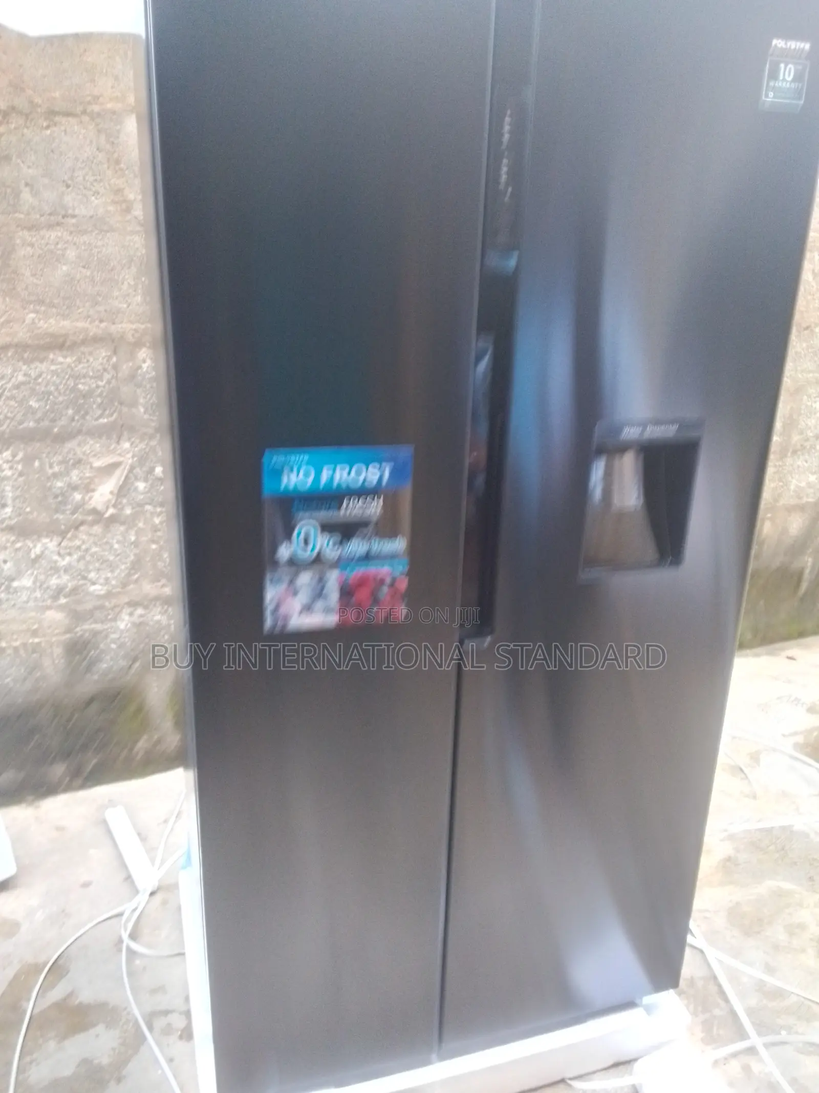 Polystar Spacious Side-by-Side Refrigerator