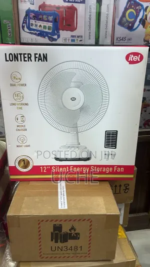 This Item Is an Itel 12" Silent Energy Storage Fan (Model: If12-M001).