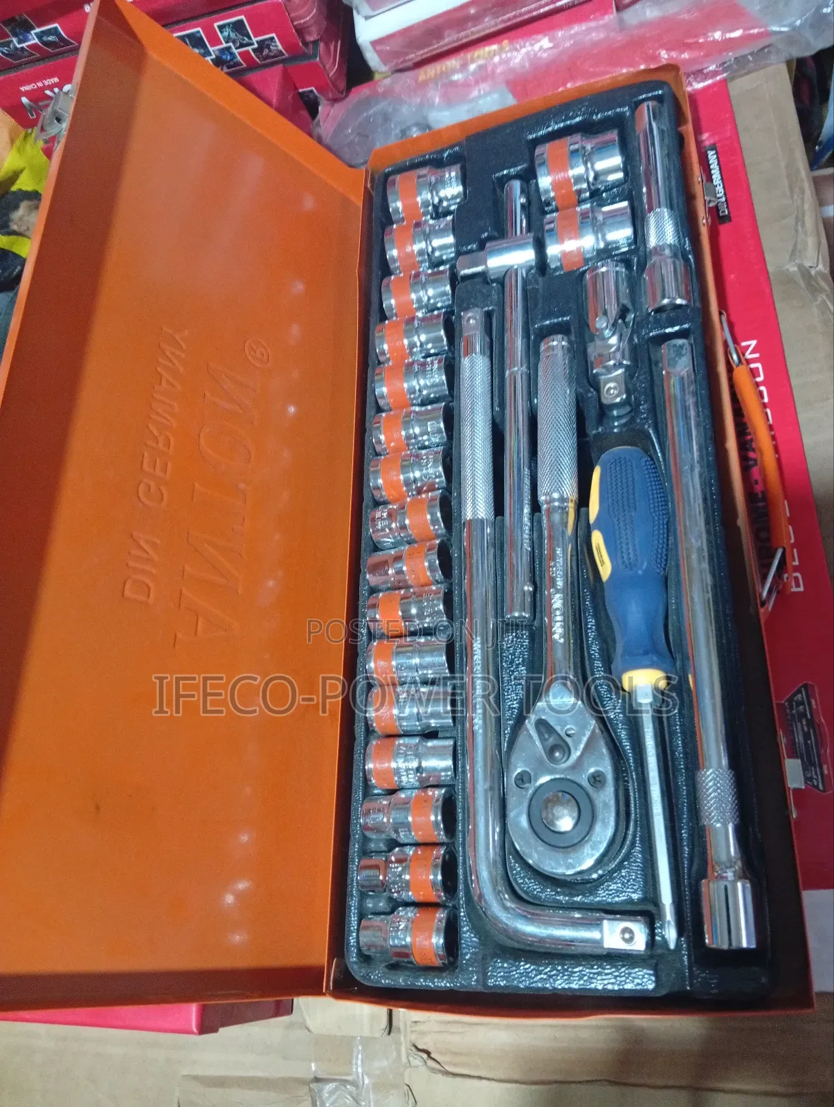 Socket Wrench Set, Likely From the Brand Koche,