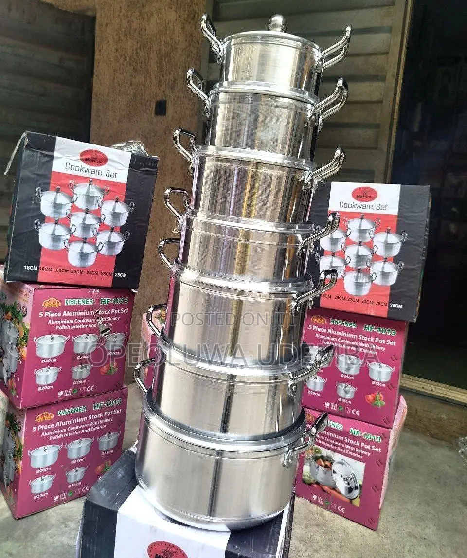 Hoffner 7pcs Aluminum Pot Set