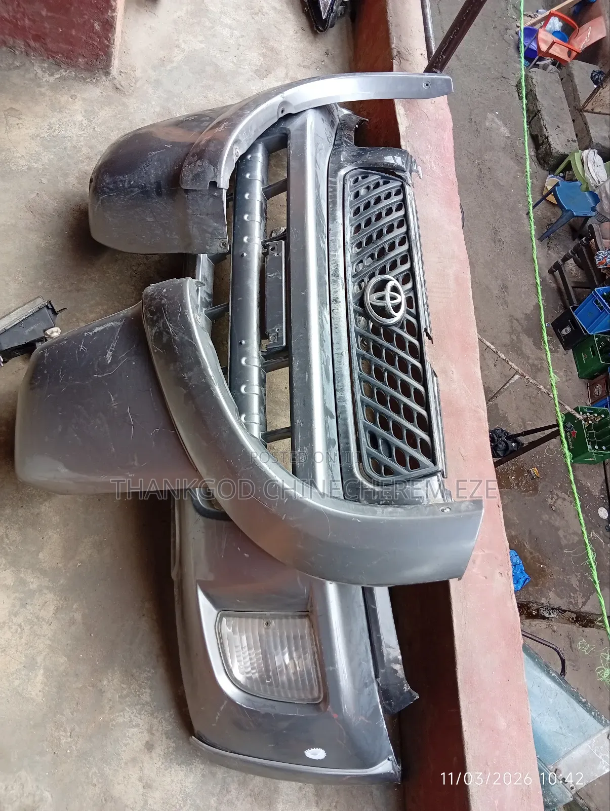 Complete Front and Back Bumper Rav4 2002 Model With Padded Is Availabl