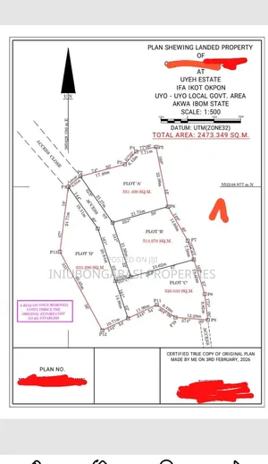 Land for Sale at New Heaven Estate Off Ring Road 3/Oron Rd Uyo